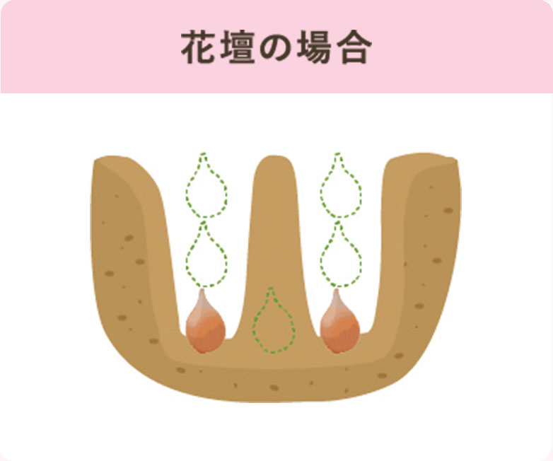 花壇の場合