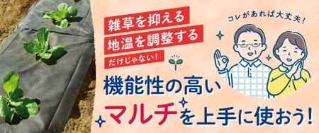 機能性の高いマルチを上手に使おう！