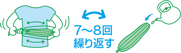 中身を溶かす