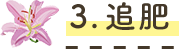 3.追肥