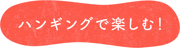 ハンギングで楽しむ!